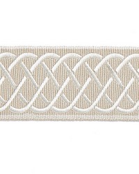 Helix Embroidered Tape Linen by   