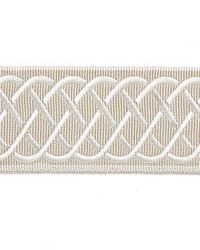 Helix Embroidered Tape Linen by   