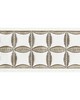 Scalamandre Trim FIORI EMBROIDERED TAPE PLATINUM