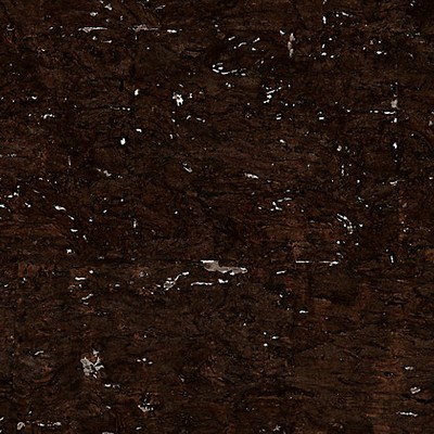 Scalamandre Wallcoverings Carbonized Cork Espresso  Silver SC 0001WP88352 Brown  Cork and Mica Wallpaper 