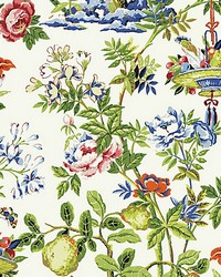 Shantung Garden Bloom by  Scalamandre Wallcoverings 