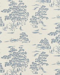 Katsura Embroidered Toile Sky by   