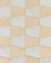 Staccato  Abaca  Sisal Ivory  Sand by  Scalamandre Wallcoverings 