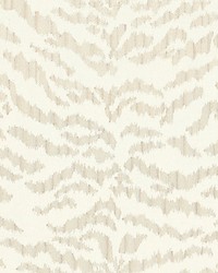 Tigress Wallcovering Frost by  Casner Fabrics 