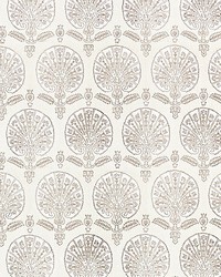 Karanfil Block Print Wallpaper Birch by  Scalamandre Wallcoverings 