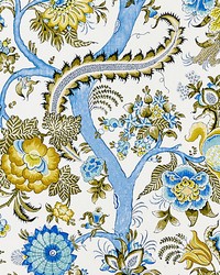 Metropolitan Palampore Sky And Sunlight by  Scalamandre Wallcoverings 