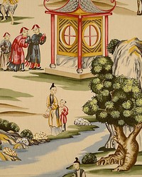 Shanghai Multi On Tea Stain by   