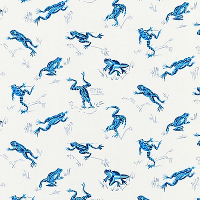 Scalamandre Calabasas County  Outdoor Creek COAST TO COAST SC 000216426M Blue Upholstery SOLUTION  Blend Fish and Friends  Beach Fun Print Outdoor Fabric