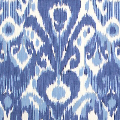Scalamandre Greystone Indigo AVALON COLLECTION SC 000216527 Blue Multipurpose COTTON COTTON Ikat Fabric