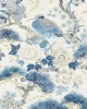 Scalamandre SHENYANG LINEN PRINT PORCELAIN
