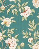 Scalamandre PEONIA LINEN PRINT EMERALD ISLE