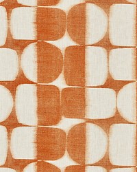 Rift Linen Print Marigold by  Scalamandre 
