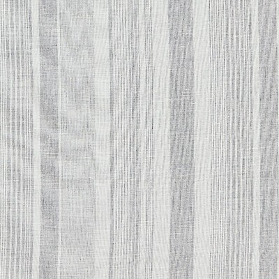 Scalamandre Montauk Stripe Sheer Fog ATMOSPHERE SHEERS SC 000227046 Grey Drapery LINEN;40%  Blend Extra Wide Sheer  Fabric