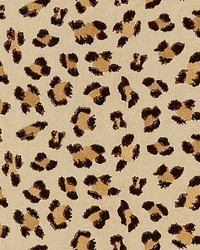 Broderie Leopard Chocolate On Sand by   