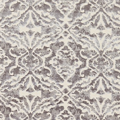 Scalamandre Palazzo Velvet Nickel FALL 2016 SC 000227084 Silver Upholstery VISCOSE;38%  Blend Modern Contemporary Damask  Patterned Velvet  Fabric