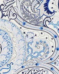 Malabar Paisley Embroidery Porcelain by   