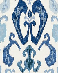 Mandalay Ikat Embroidery Porcelain by  Scalamandre 