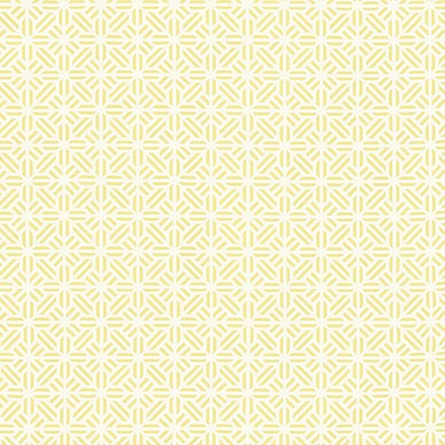 Scalamandre Tile Weave Canary CHINOIS CHIC SC 000227213 Yellow COTTON|30%  Blend Oriental  Weave  Fabric