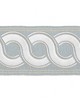 Scalamandre Trim GUILLOCHE EMBROIDERED TAPE MINERAL