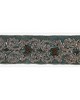 Scalamandre Trim ZARDOZI VELVET TAPE MINERAL & PEWTER