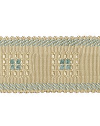 Sienese Braid Cream  Blue by  Scalamandre Trim 