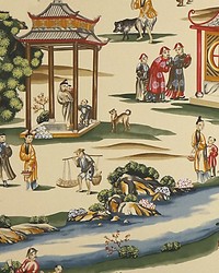 Shanghai Multi On Tea Stain by   