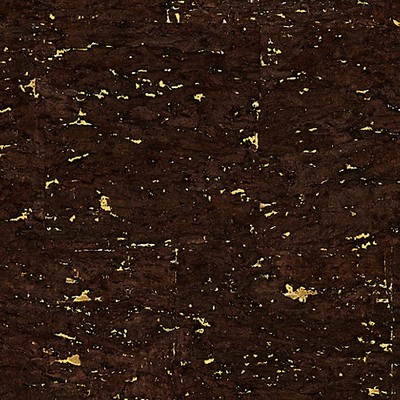Scalamandre Wallcoverings Carbonized Cork Espresso  Gold SC 0002WP88352 Brown  Cork and Mica Wallpaper 