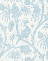 Balinese Peacock Sky by  Kravet Wallcovering 