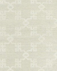 Suzhou Lattice Sisal Haze by  Scalamandre Wallcoverings 