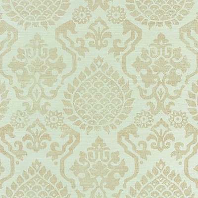 Scalamandre Wallcoverings Surat Sisal Burnished Gold On Mineral SC 0002WP88378 Grey 