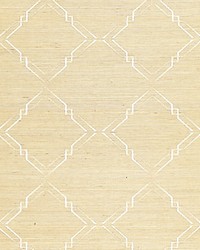 Monroe Embroidered Grasscloth Papyrus by   