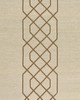 Scalamandre Wallcoverings ADELAIDE BEADED SISAL BURNISHED GOLD