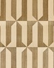 Scalamandre Wallcoverings MEZZO - SISAL CHAMPAGNE & GALLEON GOLD