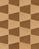 Scalamandre Wallcoverings STACCATO - SISAL BISQUE & BRUNETTE
