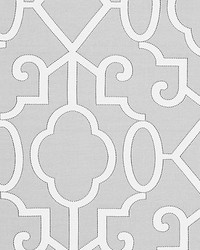 Ming Fretwork Pearl Grey by  Scalamandre 