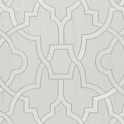 Scalamandre Damascus Embroidery Pearl Grey SPRING 2016 SC 000327073 Beige Multipurpose COTTON;28%  Blend