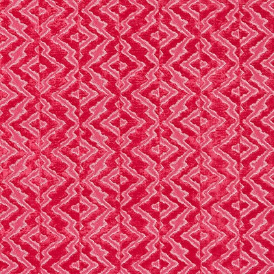 Scalamandre Echo Velvet Raspberry FALL 2016 SC 000327085 Pink Upholstery COTTON|25%  Blend Patterned Velvet  Fabric