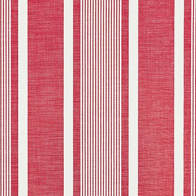 Scalamandre Wellfleet Stripe Berry CHATHAM STRIPES & PLAIDS SC 000327111 Upholstery SOLUTION  Blend Wide Striped  Fabric