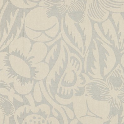 Scalamandre Deco Flower Mineral BOTANICA SC 000327131 Grey Upholstery LINEN LINEN Large Print Floral  Fabric