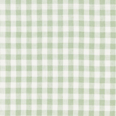 Scalamandre Swedish Linen Check Willow Norden SC 000327166 POLYESTER;18%  Blend Check  Stripes and Plaids Linen  Fabric