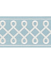 Soutache Embroidered Tape Sky by   