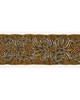 Scalamandre Trim ZARDOZI VELVET TAPE BURNISHED GOLD
