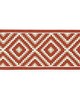 Scalamandre Trim MEDINA EMBROIDERED TAPE CARNELIAN
