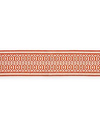 Tulum Diamond Tape Coral by  Scalamandre Trim 