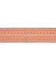 Scalamandre Trim TULUM DIAMOND TAPE CORAL