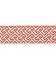 Scalamandre Trim LABYRINTH EMBROIDERED TAPE CORAL