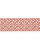 Scalamandre Trim LABYRINTH EMBROIDERED TAPE CORAL