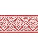 Scalamandre Trim ORNAMENTAL EMBROIDERED TAPE CORAL
