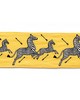 Scalamandre Trim ZEBRAS EMBROIDERED TAPE YELLOW