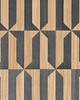 Scalamandre Wallcoverings MEZZO - WOOD NATURAL & SLATE